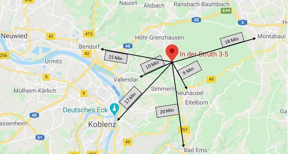 Etagenwohnung Hillscheid - 3 Zimmer, 82 m&sup2;, 700&euro; | Angebot:26679546