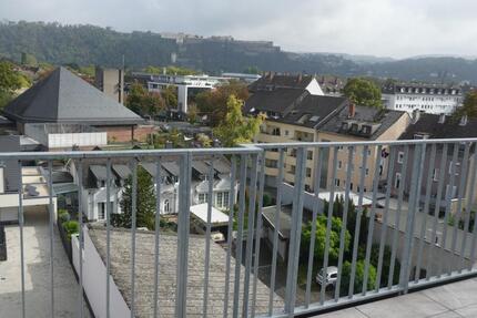Attraktive Maisonette mit großem Balkon+ Blick über die Stadt im KFW 40 Energiesparhaus Stadtmitte - Wohnung Koblenz Bubenheim | Angebot:27528965