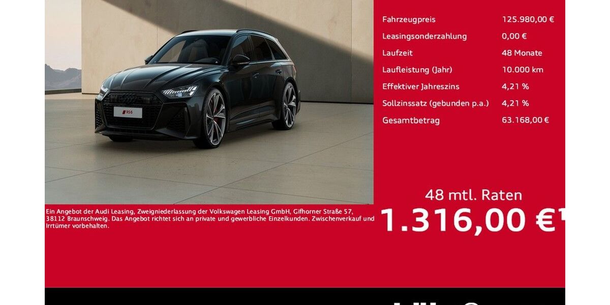 Audi RS6 9.362 km 125.980 &euro; Koblenz 56070