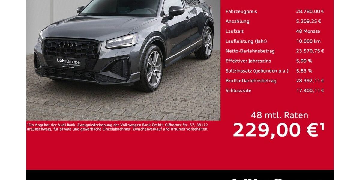 Audi Q2 9.805 km 28.780 &euro; Neuwied 56564