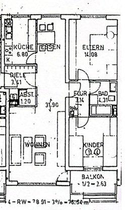 Dachgeschoßwohnung Koblenz Karthause - 3 Zimmer, 77 m&sup2;, 245.000&euro; | Angebot:27161612