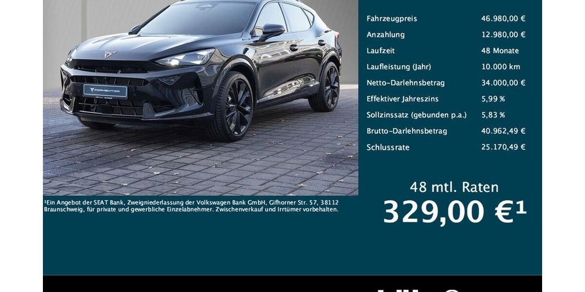 Cupra Formentor 1.285 km 46.980 &euro; Neuwied 56564