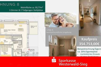 Wohnung Ransbach-Baumbach Baumbach - 3 Zimmer, 94 m&sup2;, 354.753&euro; | Angebot:25203726