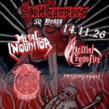 30 Jahre Hellbangers Moselfranken mit Metal Inquisitor, Messerschmitt u. a. 14.11.2026 JuZ Live Club