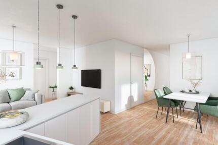 Neubau Erstbezug! Energieeffiziente 4 ZKB-Wohnung m. Aufzug, Loggia, EBK, G-Bad u. Garage in Bad Ems
