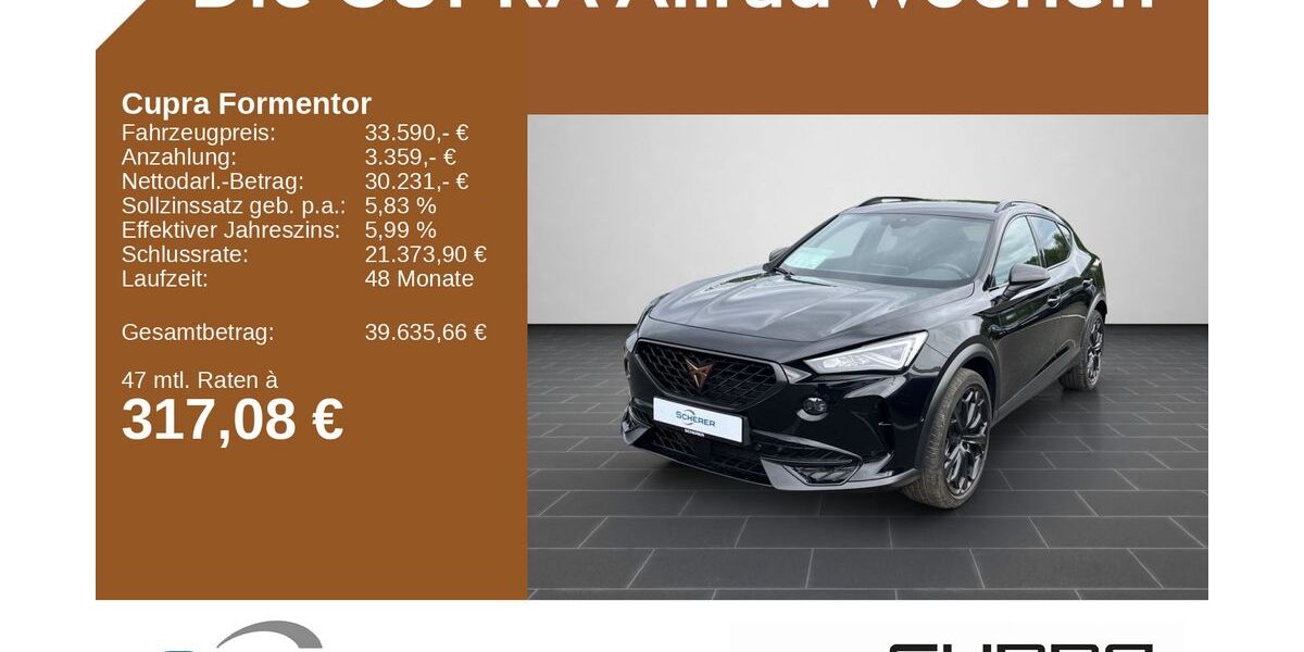Cupra Formentor 29.760 km 32.590 &euro; Mayen 56727