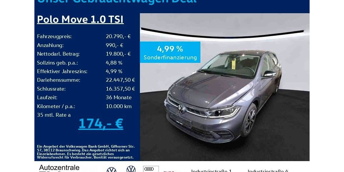 VW Polo 22.300 km 20.790 &euro; Heiligenroth 56412