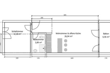 2-Zimmer-Wohnung in Ehlscheid – 50 m², Balkon 2 zimmer