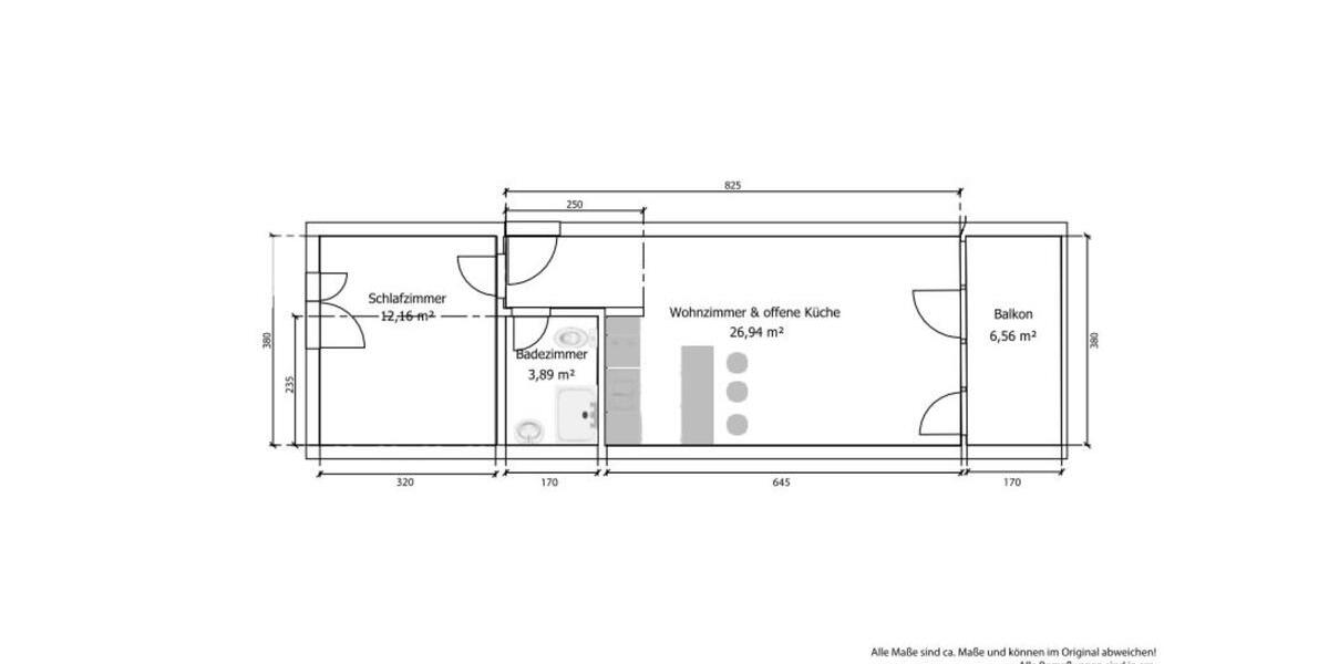 2-Zimmer-Wohnung in Ehlscheid – 50 m², Balkon 2 zimmer
