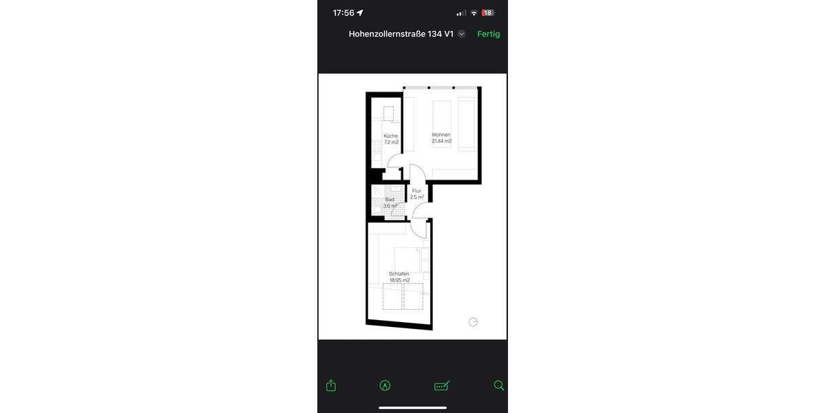Dachgeschoßwohnung Koblenz - 2 Zimmer, 49 m&sup2;, 138.000&euro; | Angebot:27428147