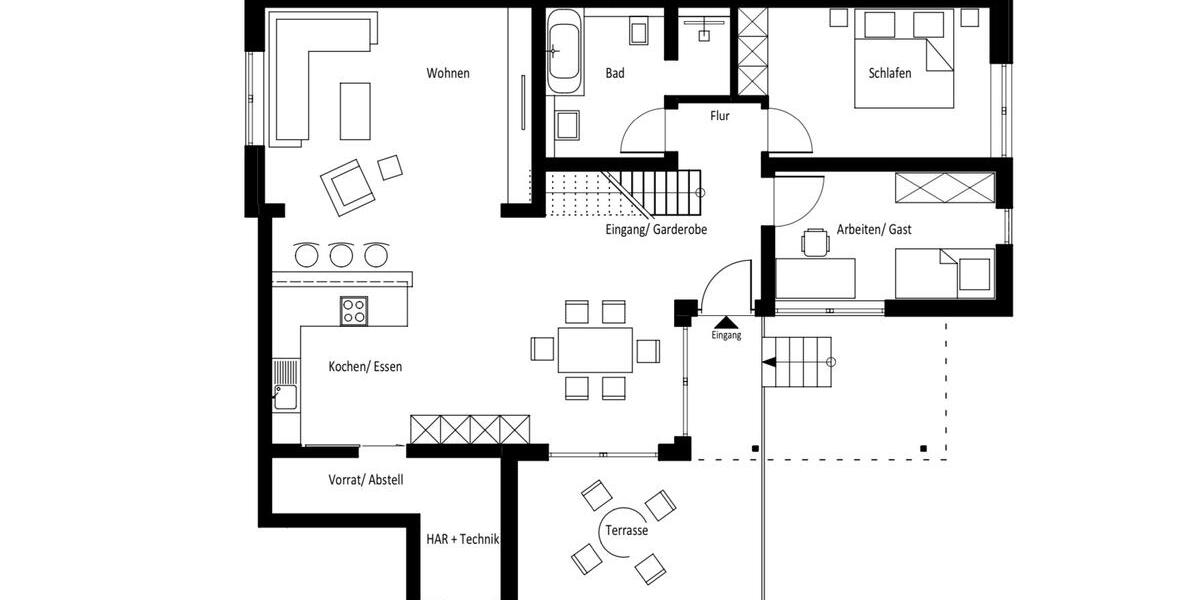 Einfamilienhaus Ochtendung - 5 Zimmer, 177 m&sup2;, 1.950&euro; | Angebot:25336199