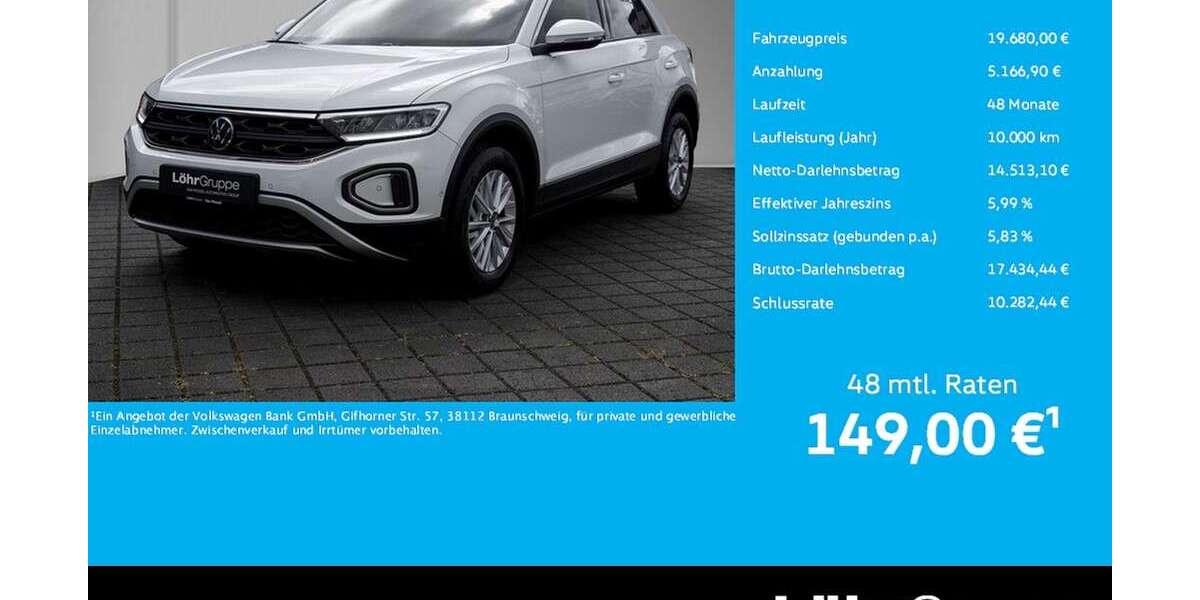 VW T-Roc 20.362 km 19.680 &euro; Neuwied 56564