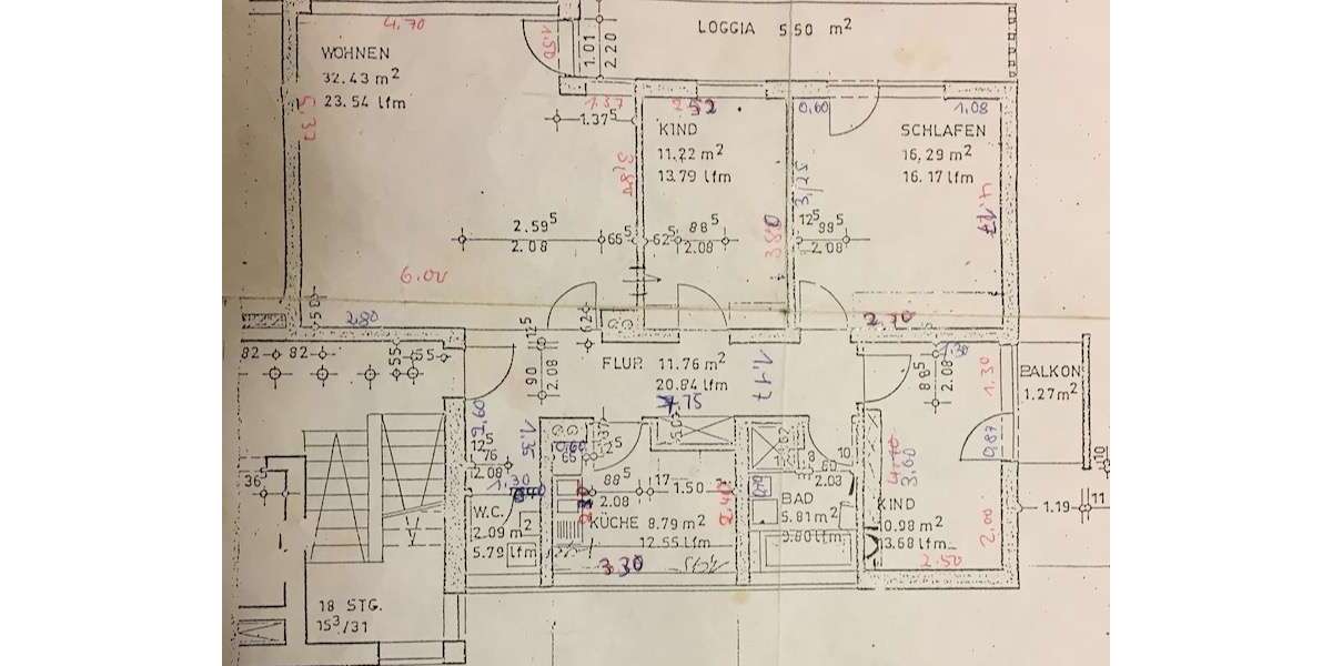 Etagenwohnung Koblenz Süd - 4 Zimmer, 99 m&sup2;, 229.000&euro; | Angebot:26189501
