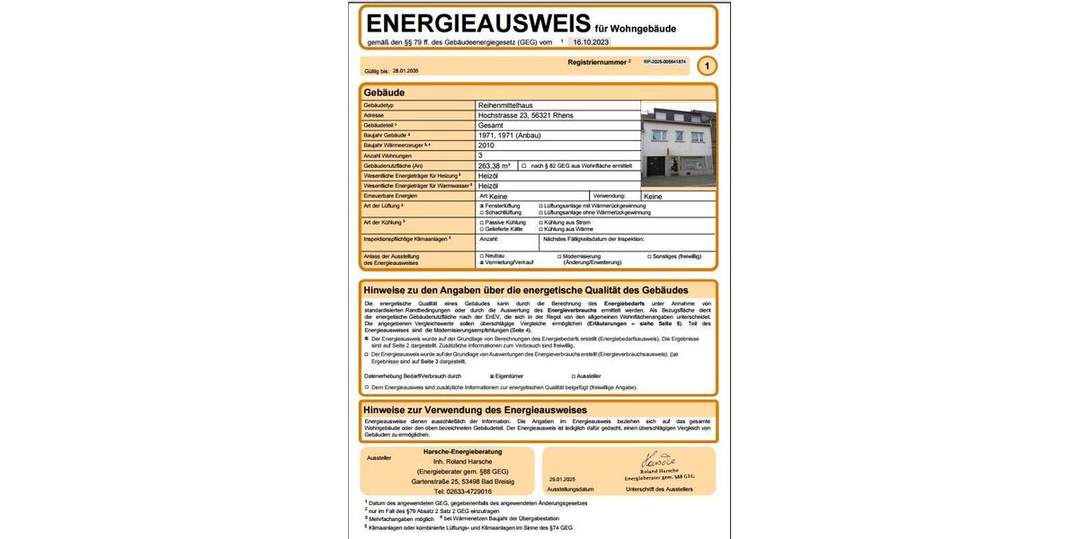 Dachgeschoßwohnung Brey - 3 Zimmer, 50 m&sup2;, 500&euro; | Angebot:26592177