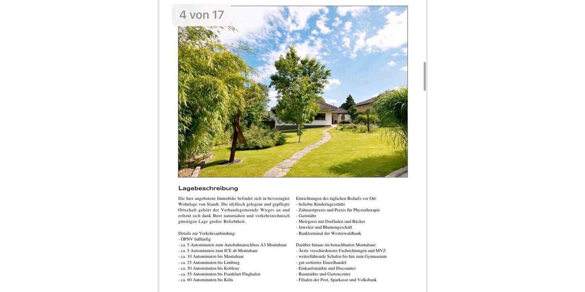 Bungalow Mogendorf - 4 Zimmer, 140 m&sup2;, 599.000&euro; | Angebot:27074257