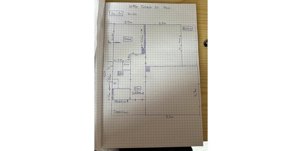 Dachgeschoßwohnung Mayen - 2 Zimmer, 65 m&sup2;, 750&euro; | Angebot:26409108