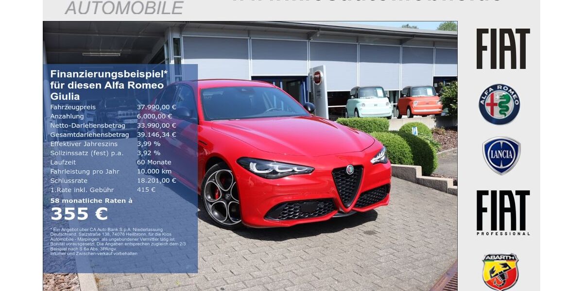 Alfa Romeo Giulia 11.199 km 39.990 &euro; Koblenz 56072