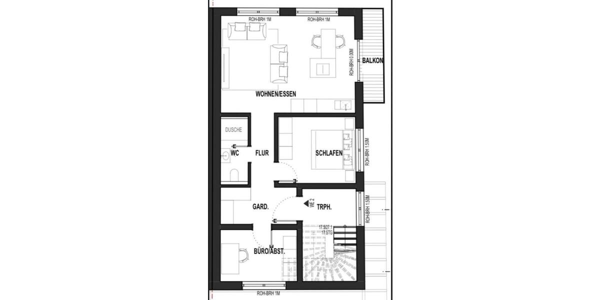 Etagenwohnung Weißenthurm - 3 Zimmer, 72 m&sup2;, 936&euro; | Angebot:25795036