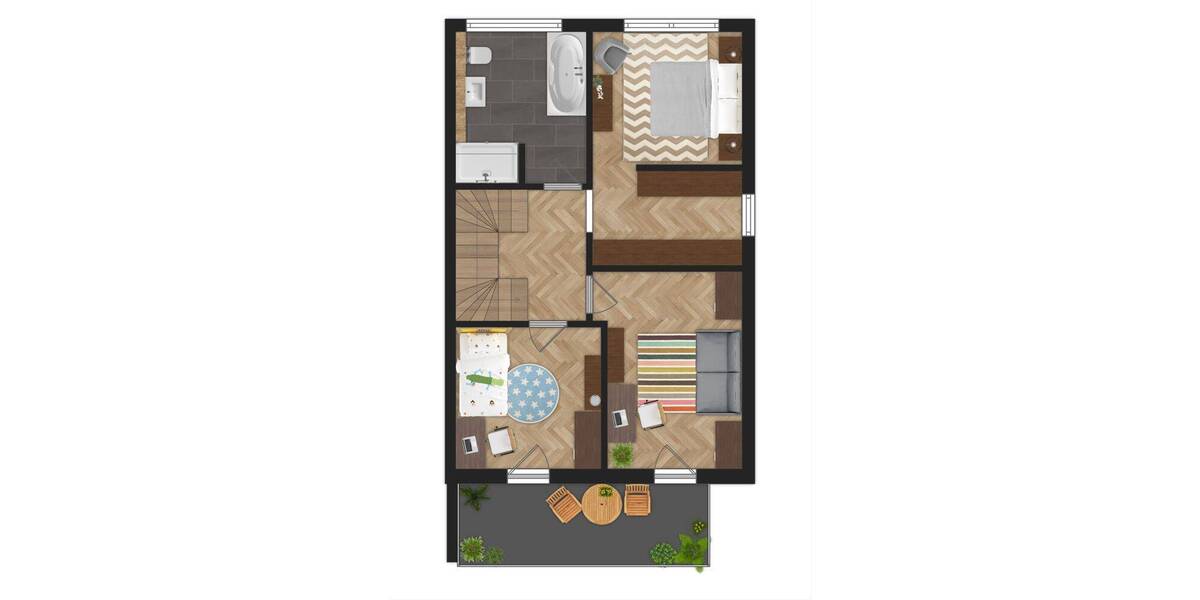 Reihenendhaus Goddert - 4 Zimmer, 117 m&sup2;, 1.050&euro; | Angebot:26851221