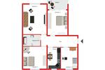 Etagenwohnung Neuwied Feldkirchen - 4 Zimmer, 99 m&sup2;, 880&euro; | Angebot:26458370