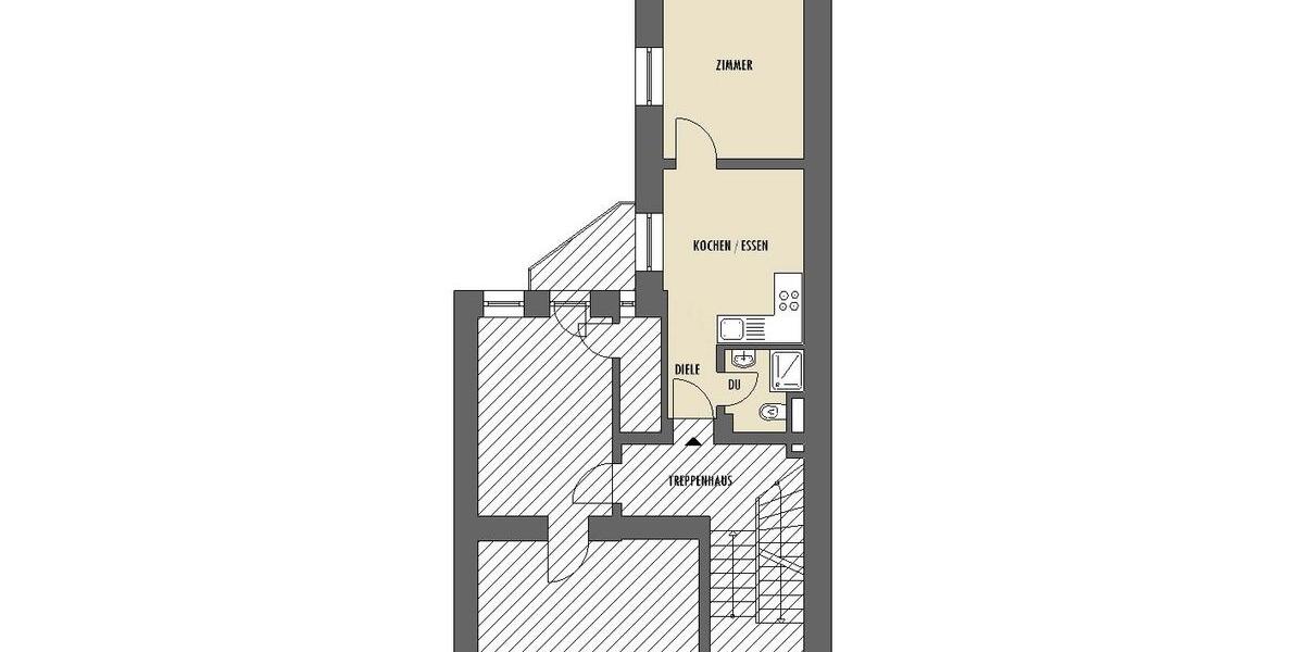 Etagenwohnung Koblenz - 1 Zimmer, 30 m&sup2;, 410&euro; | Angebot:26690218