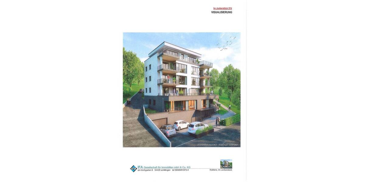 Etagenwohnung Koblenz Pfaffendorfer Höhe - 3 Zimmer, 530.000&euro; | Angebot:25743577