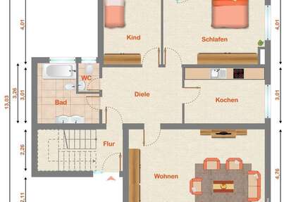 Haus Neuwied / Niederbieber Niederbieber - 7 Zimmer, 210 m&sup2;, 369.428&euro; | Angebot:26882600