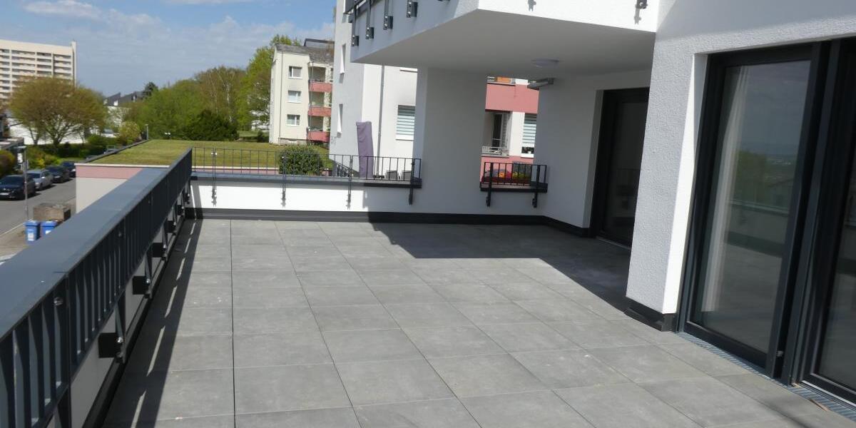 Helle Wohnung mit großer Terrasse im KFW 40 Energiesparhaus in ruhiger Lage im Grünen - Etagenwohnung Koblenz Horchheim | Angebot:26067814