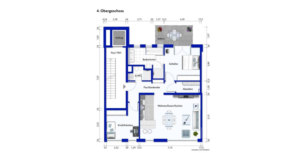 Etagenwohnung Koblenz Altstadt - 3 Zimmer, 94 m&sup2;, 375.000&euro; | Angebot:26806510