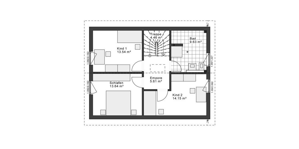 Einfamilienhaus Bendorf Sayn - 3 Zimmer, 122 m&sup2;, 2.088&euro; | Angebot:25140476