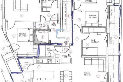 Wohnung Neuwied Block - 3 Zimmer, 119 m&sup2;, 1.750&euro; | Angebot:27357579