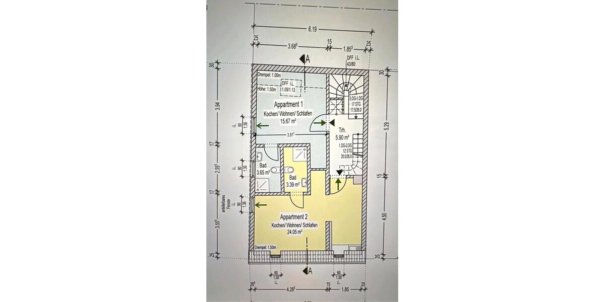 Dachgeschoßwohnung Koblenz Arenberg-Immendorf - 1 Zimmer, 16 m&sup2;, 560&euro; | Angebot:25639693