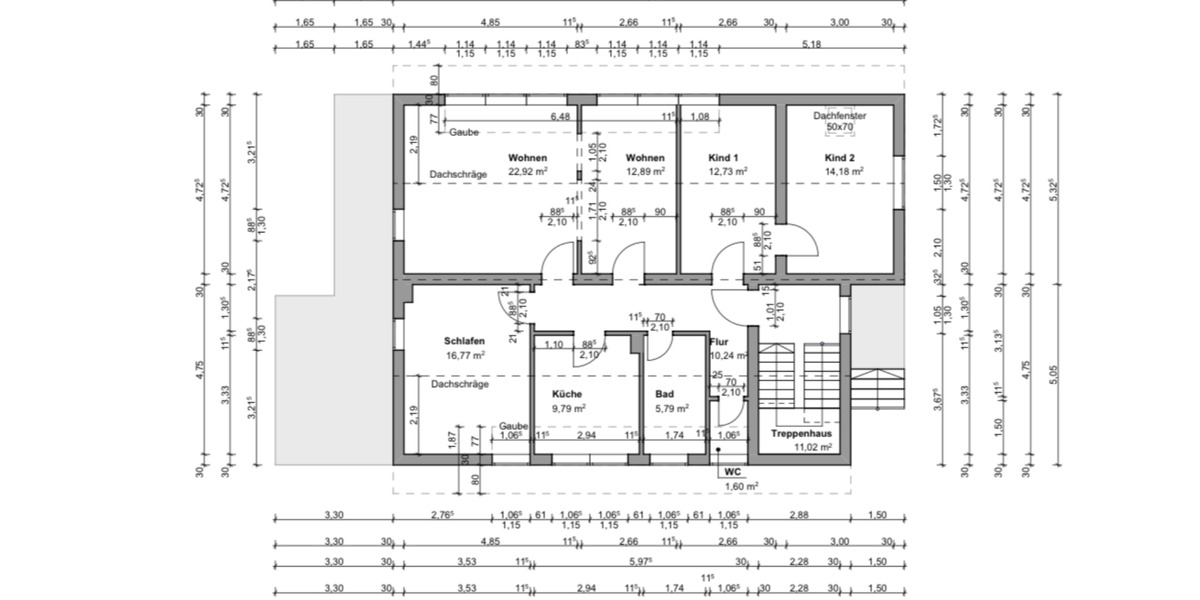 Erstbezug n. Sanierung 4 Zimmer Wohnung 4ZKB DG Neuwied Segendorf 4 zimmer