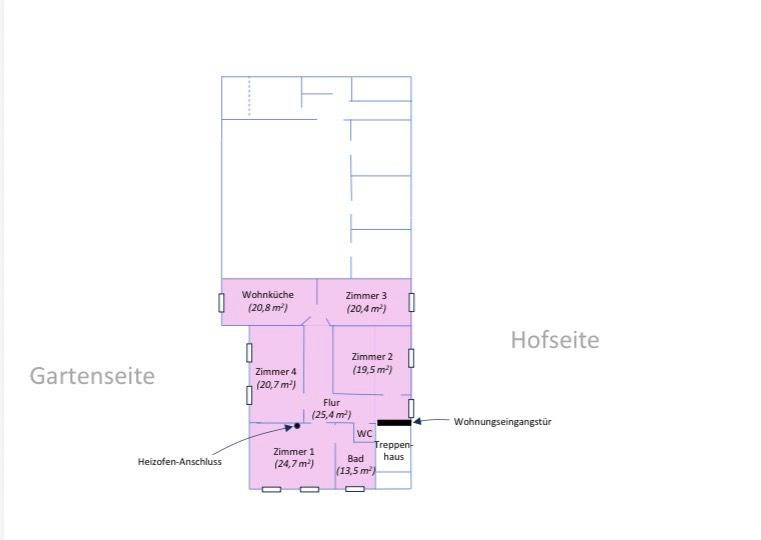 großzügige, kernsanierte 4- Zi.whg. im hist. Forstgut bei Koblenz 4 zimmer