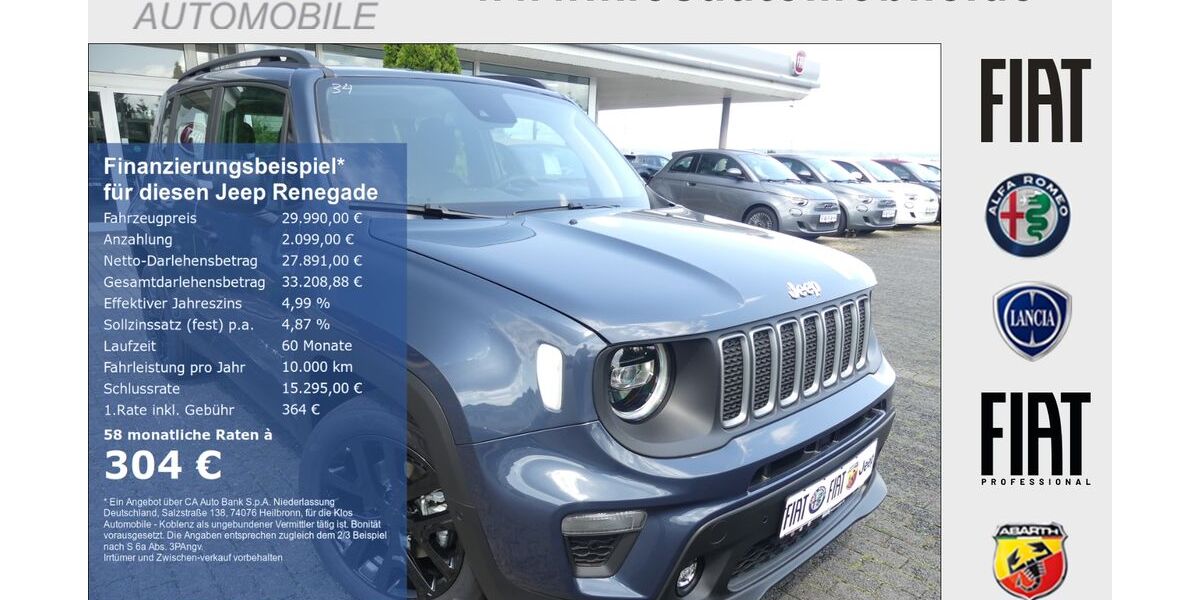 Jeep Renegade 2.500 km 29.990 &euro; Koblenz 56072