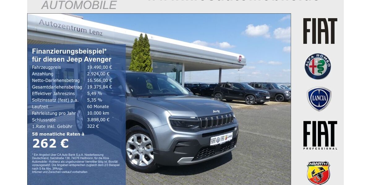 Jeep Avenger 15.427 km 19.490 &euro; Koblenz 56072