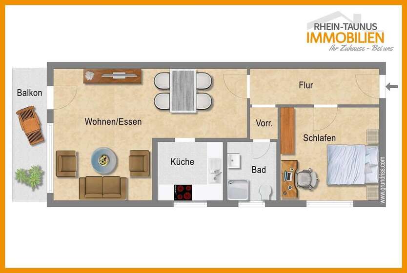 Wohnung zum Kaufen in Bad Ems 125.000 € 64 m²