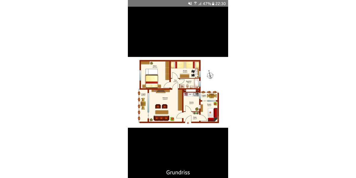 Etagenwohnung Andernach - 3.5 Zimmer, 82 m&sup2;, 230.000&euro; | Angebot:27144441